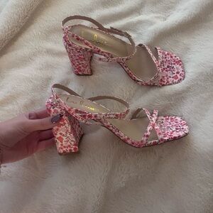 Floral heels